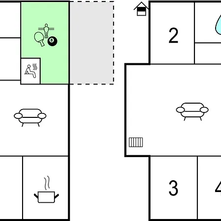 Σπίτι διακοπών Amazing In With Kitchen